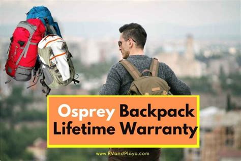 osprey lifetime warranty.